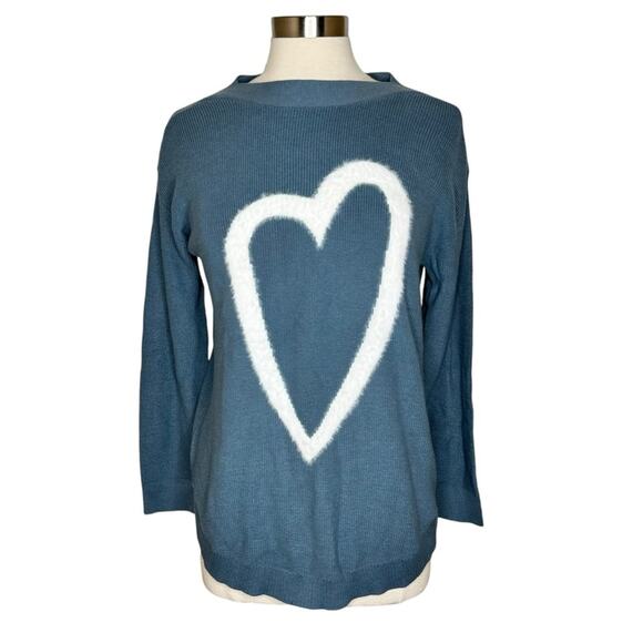 Kate and Sam Heart Knit Pullover Sweater Women’s Size Medium New - Picture 1 of 10